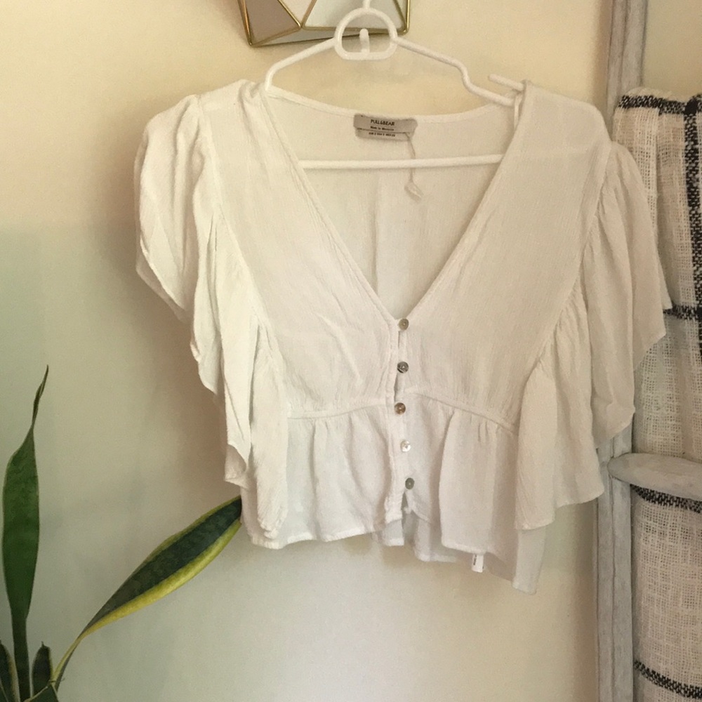 Ruffle Pull & Bear Top